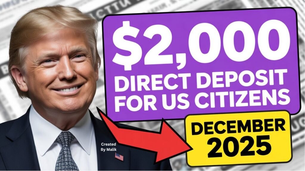 Federal $2,000 December 2025 Deposit